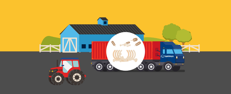 Jac Food Hub first step of rendering: collect